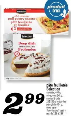 Marché Richelieu PÂTE FEUILLETÉE SELECTION | SELECTION PUFF PASTRY offer