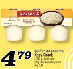 Marché Richelieu GOÛTER AU POUDING KOZY SHACK | KOZY SHACK PUDDING SNACK offer