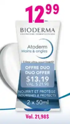 Familiprix BIODERMA, Hand and nails duo, 2 x 50 ml offer