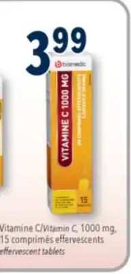 Familiprix BIOMEDIC, Vitamin C, 1000 mg, 15 effervescent tablets offer