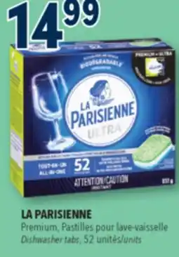 Familiprix LA PARISIENNE Dishwasher tabs 52 units offer