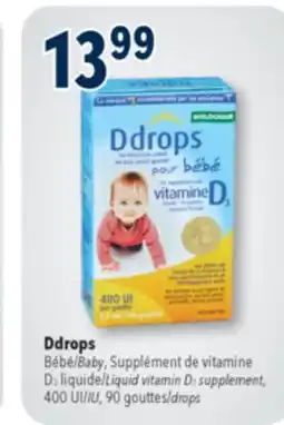 Familiprix Ddrops Liquid vitamin D3supplement offer