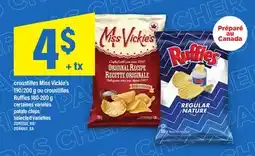 Maxi CROUSTILLES MISS VICKIE'S, 190/200 G OU CROUSTILLES RUFFLES, 180-200 G | POTATO CHIPS offer