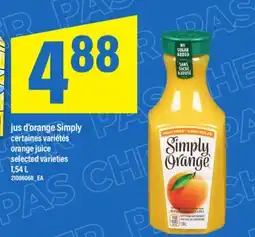 Maxi JUS D'ORANGE SIMPLY | ORANGE JUICE, 1,54 L offer