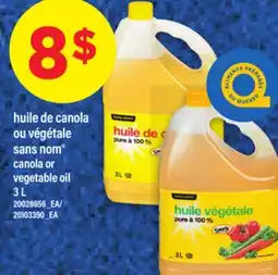 Maxi HUILE DE CANOLA OU VÉGÉTALE SANS NOM | CANOLA OR CANOLA OR VEGETABLE OIL, 3 L offer