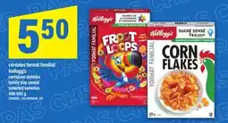 Maxi CÉRÉALES FORMAT FAMILIAL KELLOGG'S | FAMILY SIZE CEREAL, 450-650 G offer