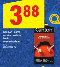 Maxi BOUILLON CANTON | broth, 1,1 L offer