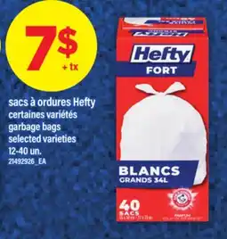 Maxi SACS À ORDURES HEFTY | GARBAGE BAGS, 12-40 UN offer