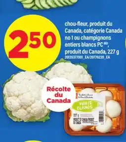 Maxi CHOU-FLEUR OU CHAMPIGNONS ENTIERS BLANCS PC, 227 g offer