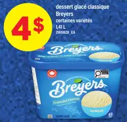 Maxi DESSERT GLACÉ CLASSIQUE BREYERS, 1,41 L offer