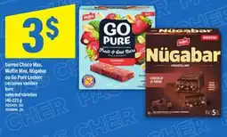 Maxi BARRES CHOCO MAX, MUFFIN MAX, NÜGABAR OU GO PURE LECLERC | BARS, 140-223 G offer