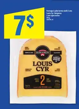 Maxi FROMAGE À PÂTE FERME VIEILLI 2 ANS LOUIS CYR BERGERON, 170 G offer