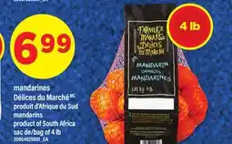 Maxi MANGERINES DÉLICES DU MARCHÉ MC | MANDARINS, SAC DE/BAG OF 4 LB offer