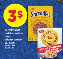Maxi CÉRÉALES POST | CEREAL, 283-525 G offer