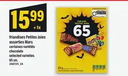 Maxi FRIANDISES PETITES JOIES ASSORTIES MARS | CHOCOLATE, 65 UN offer