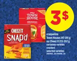 Maxi CRAQUELINS TOWN HOUSE 247-391 G OU CHEEZ IT 213-352 G | CRACKERS offer