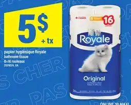Maxi PAPIER HYGIÉNIQUE ROYALE | BATHROOM TISSUE, 8=16 rouleaux offer