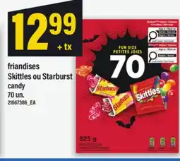 Maxi FRIANDISES SKITTLES OU STARBURST | CANDY, 70 un offer
