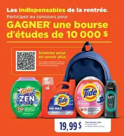 Super C TIDE, DOWNY, GAIN Produits pour la lessive sélectionnés offer