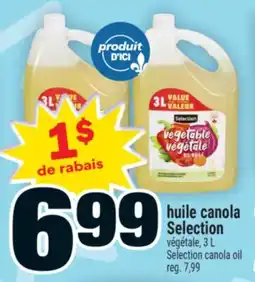Super C huile canola Selection | Selection canola oil offer