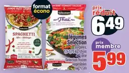 Super C légumes Selection | Selection frozen offer