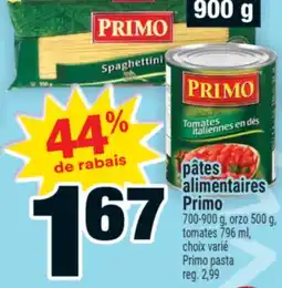 Super C pâtes alimentaires Primo | Primo pasta offer