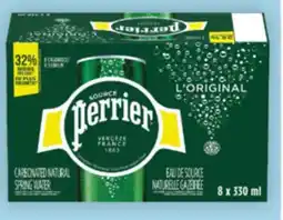 Super C eau de source naturelle gazéifiée Perrier | Perrier carbonated natural spring water offer
