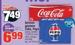 Super C boisson gazeuse Coke, Pepsi | consigne soft drink offer