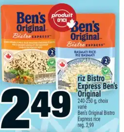 Super C riz Bistro Express Ben's Original | Ben's Original Bistro Express rice offer
