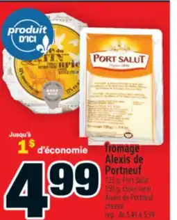 Super C fromage Alexis de Portneuf | Alexis de Portneuf cheese offer