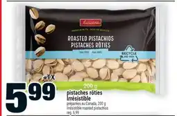 Super C pistaches rôties Irrésistible | Irrésistible roasted pistachios offer