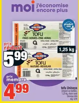 Super C tofu Unisoya | Unisoya tofu offer
