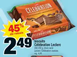 Super C biscuits Célébration Leclerc | Leclerc Célébration cookies offer