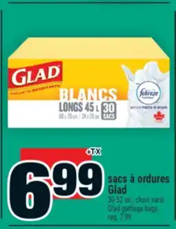 Super C sacs à ordures Glad | Glad garbage bags offer