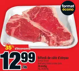 Super C bifteck de côte d'aloyau | beef wing steaks offer