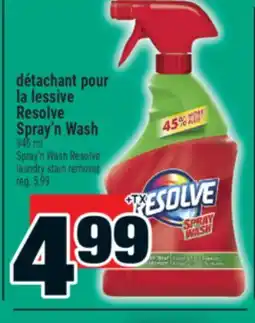 Super C détachant pour la lessive Resolve Spray'n Wash | Spray'n Wash Resolve laundry stain remover offer
