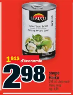 Super C soupe Haiku | Haiku soup offer