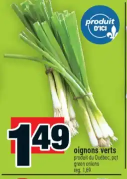 Super C oignons verts | green onions offer