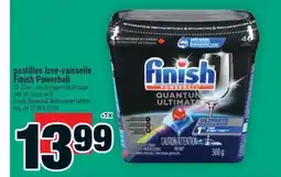 Super C pastilles lave-vaisselle Finish Powerball | Finish Powerball dishwasher tablets offer