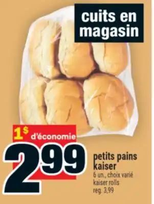 Super C petits pains kaiser offer