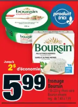 Super C fromage Boursin | Boursin cheese offer