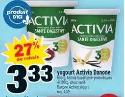 Super C yogourt Activia Danone offer