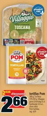 Super C tortillas Pom | Pom tortillas offer