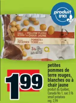 Super C petites pommes de terre rouges, blanches ou à chair jaune | small potatoes offer