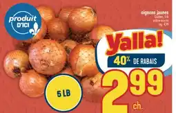 Marché Adonis oignons jaunes | yellow onions offer