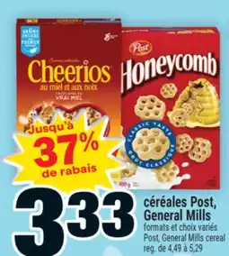 Super C céréales Post, General Mills | Post, General Mills cereal offer