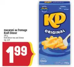 Marché Adonis MACARONI AU FROMAGE KRAFT DINNER | KRAFT DINNER MAC AND CHEESE offer