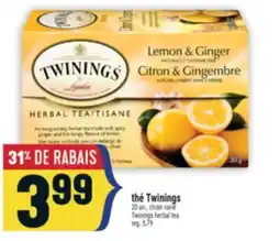 Marché Adonis THÉ TWININGS | TWININGS HERBAL TEA offer