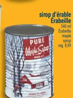 Marché Adonis sirop d'érable Érabeille | Érabeille maple syrup offer