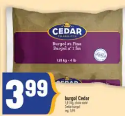 Marché Adonis BURGOL CEDAR | CEDAR BURGOL offer